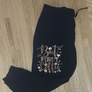 Custom Made "But First Coffee" Sweats